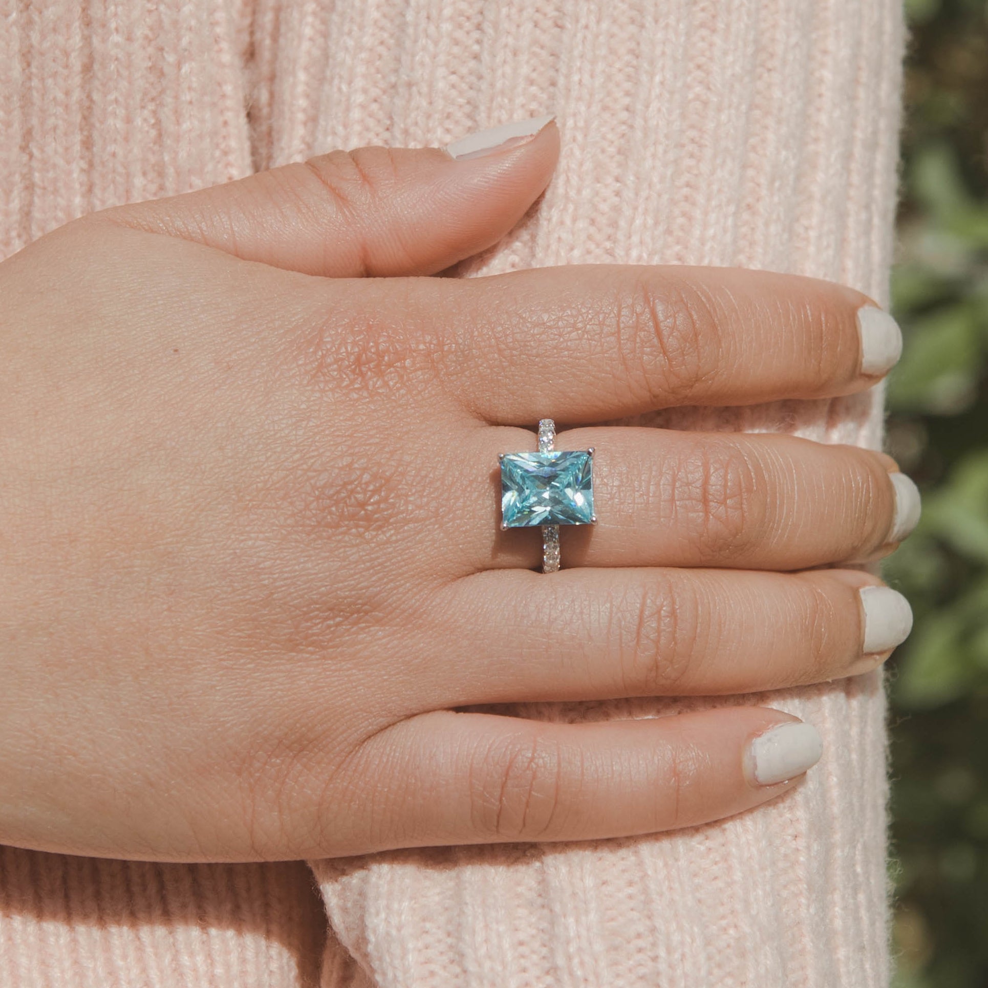 Cocktail Ring - Blue - Cernucci